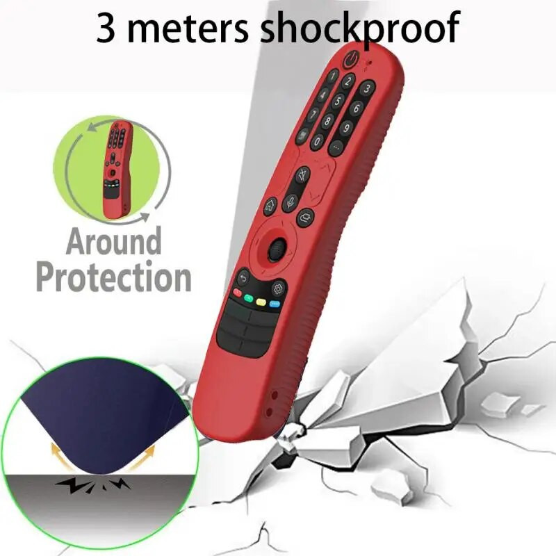 Za LG TV daljinski upravljač, zaštitna silikonska maska, navlaka otporna na klizanje, otporna na udarce, periva AN-MR21GA GC Magic Remote silikonska navlaka