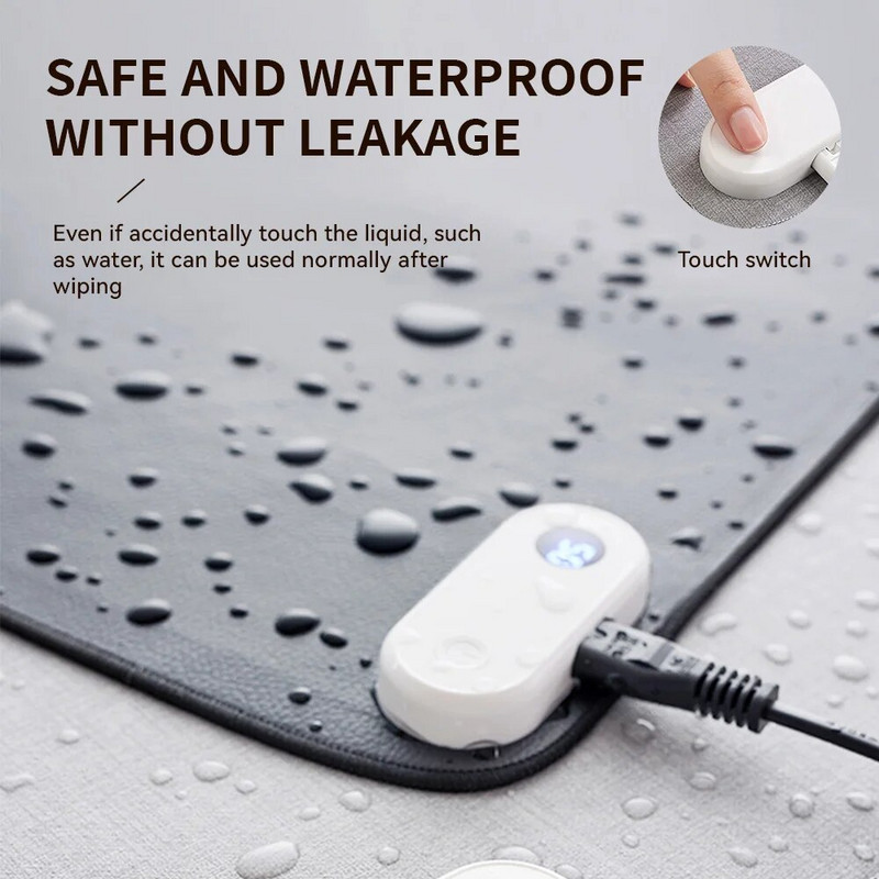 Pažangus šildomas elektrinis šildymo kilimėlis Biuro darbalaukio pelės kilimėlio šildymas vandeniui atsparus kompiuterio stalas klaviatūra Žiemos gaminiai