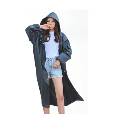 EVA esőponcsók felnőtteknek, újrafelhasználható esőkabátok, vészhelyzet nőknek, kapucni és húzózsinór, férfi esőruházat