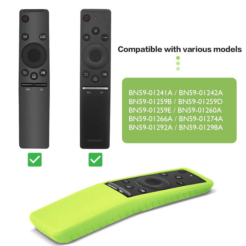 Silikonska zaštitna torbica za daljinski upravljač za Samsung Smart TV BN59-01312A 01312H BN59 01241A 01242A Poklopac za daljinski upravljač