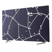 Husă de protecție TV Husă rezistentă la praf pentru televizor din țesătură din poliester de înaltă densitate Accesoriu pentru decorare TV pentru televizor LCD plat de 32-65 inch și