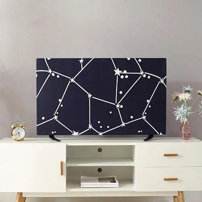 Televizoriaus apsauginis dangtelis Dulkių nepraleidžiantis dangtelis, skirtas televizoriui didelio tankio poliesterio audinio televizoriaus dekoravimo priedas, skirtas 32–65 colių LCD plokščiam televizoriui ir