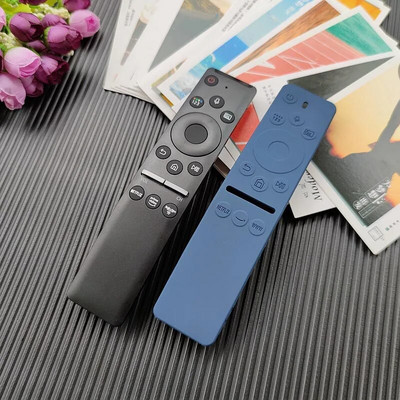 Husă de protecție din silicon 1 buc pentru telecomandă Samsung Voice TV Q60Q70Q80 7700 BN59 Serie All-inclusive rezistentă la praf