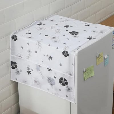 Multipurpose Washing Machine Cover Classic Colorful Refrigerator Pocket Fashion Dust Proof Cover Dust Household Home Textile