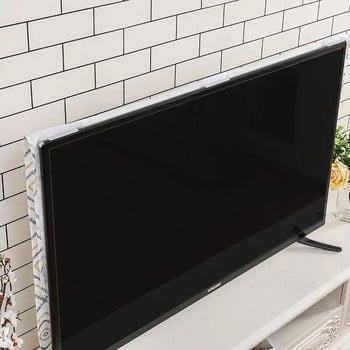 Επιτοίχια τηλεόραση 55 ιντσών Καλύμματα προστασίας από τη σκόνη Φούντες Δημιουργική LCD αντιρρυπαντική ανθεκτική στη βρωμιά Οικιακό φορητό κάλυμμα πανί Νέο
