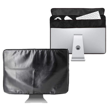 21-инчов 27-инчов черен полиестерен компютърен монитор Протектор против прах с вътрешна мека подплата за Apple iMac LCD екран LA001