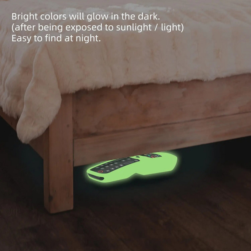 Silikoonist kaugjuhtimisümbris, mis ühildub LG MR21GA MR21GC MR22GN MR22GA MR23GN, ühildub LG QNED Smart TV Magic kaugjuhtimispuldiga