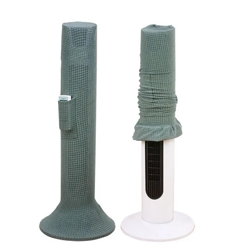 Tolmukaitse kaitsekattega põrandaventilaatori tolmutornventilaator kodu jaoks kõikehõlmav elastne põrandaventilaatori tolmukate määrdumisevastane hoiukott