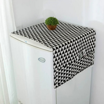 30*90cm/55*130cm Υφασμάτινο κάλυμμα οικιακής χρήσης Πολυλειτουργικό κάλυμμα σκόνης με ψυγείο τσέπης Πλυντήριο ρούχων Φούρνος μικροκυμάτων