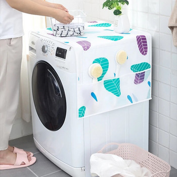 Κάλυμμα σκόνης οικιακού ψυγείου Cartoon Πολυλειτουργική κρεμαστή τσάντα αποθήκευσης για πλυντήριο ρούχων Κάλυμμα σκόνης επάνω Καλύμματα ψυγείου