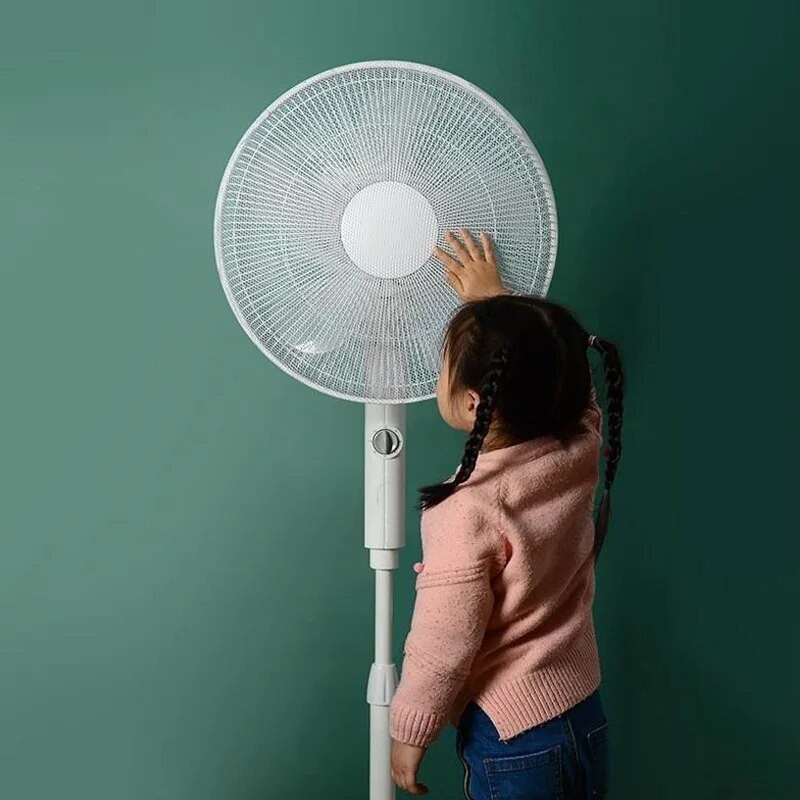 1 vnt Universalus ventiliatoriaus dangtelis, vaikiškas ventiliatoriaus dėklas, ventiliatoriaus dangtelis nuo dulkių, apsauginis tinklas kūdikiui elektrinis ventiliatorius, pirštų apsauga, apsauginis tinklelis