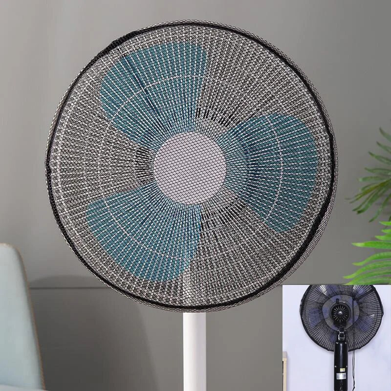 1 vnt Universalus ventiliatoriaus dangtelis, vaikiškas ventiliatoriaus dėklas, ventiliatoriaus dangtelis nuo dulkių, apsauginis tinklas kūdikiui elektrinis ventiliatorius, pirštų apsauga, apsauginis tinklelis