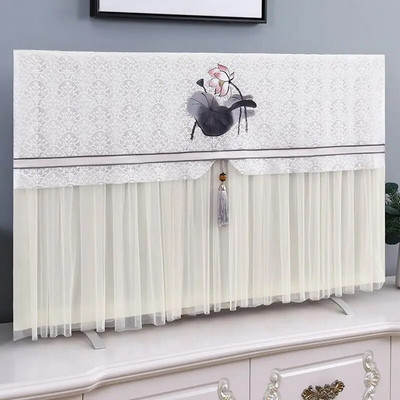 Navlaka za TV u europskom stilu Minimalistička čipka Nema potrebe za uklanjanjem navlake s TV-a prilikom uključivanja Zaštitna tkanina za kućnu navlaku za TV