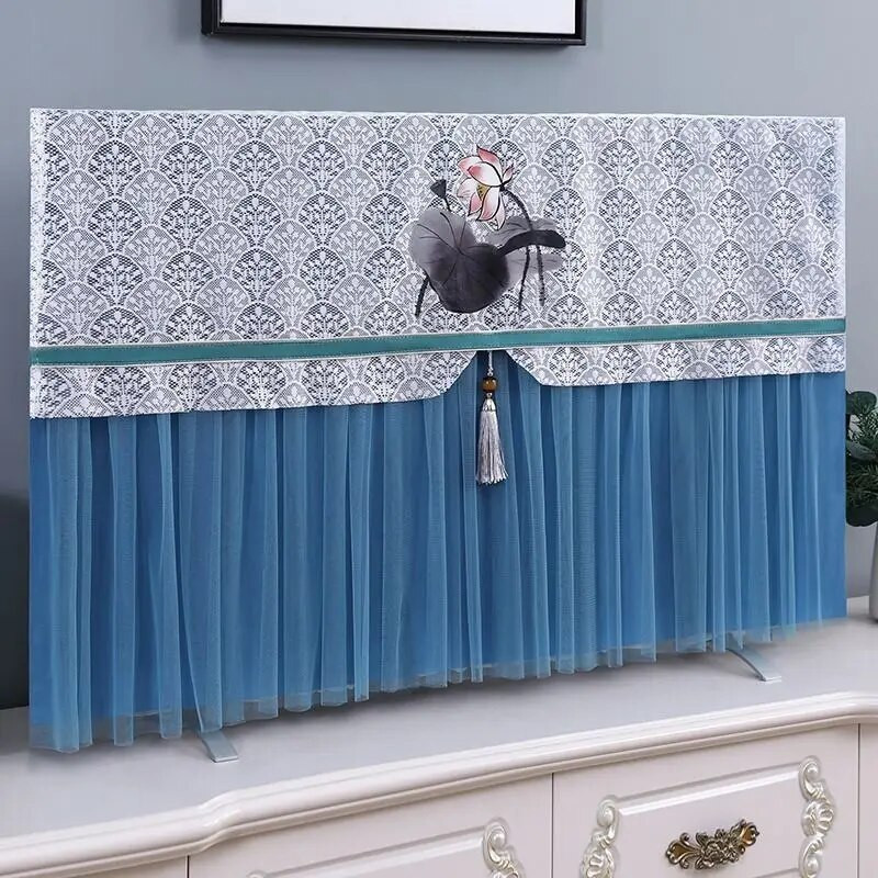 Navlaka za TV u europskom stilu Minimalistička čipka Nema potrebe za uklanjanjem navlake s TV-a prilikom uključivanja Zaštitna tkanina za kućnu navlaku za TV