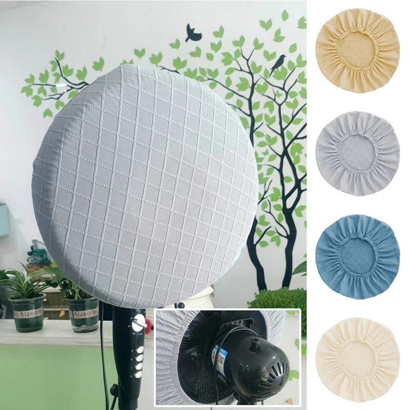 Elektromos ventilátor porvédő fedél all-inclusive elasztikus fűtőburkolat por egyszínű háztartási univerzális tároló háló fedél lakberendezés