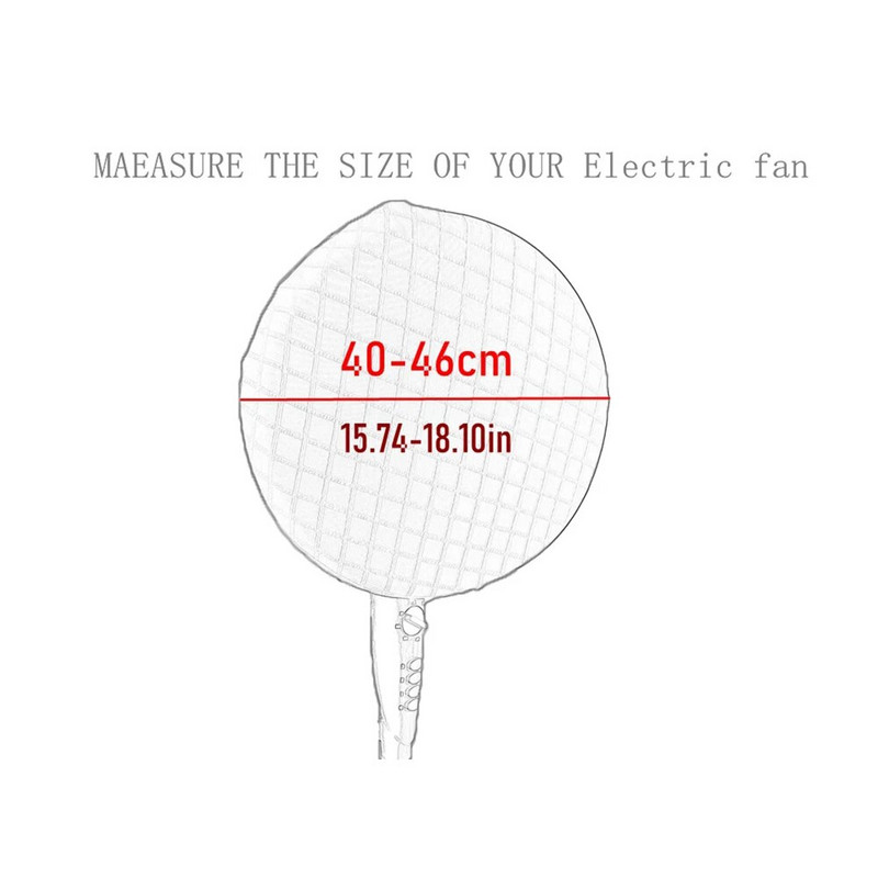 Elektromos ventilátor porvédő fedél all-inclusive elasztikus fűtőburkolat por egyszínű háztartási univerzális tároló háló fedél lakberendezés