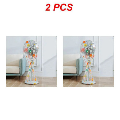 1/2PCS Peva Materijal Univerzalni električni ventilator Poklopac za prašinu Spriječava starenje lopatica ventilatora Okrugli električni ventilator rukavac Električni ventilator