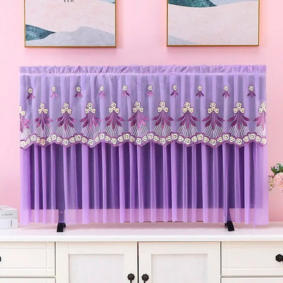 Najprodavaniji TV poklopac za prašinu Ultra tanki TV poklopac za prašinu Čipkasti stolni TV poklopac jednostavan za korištenje