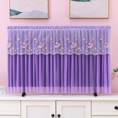 Najprodavaniji TV poklopac za prašinu Ultra tanki TV poklopac za prašinu Čipkasti stolni TV poklopac jednostavan za korištenje