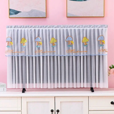 Najprodavaniji TV poklopac za prašinu Ultra tanki TV poklopac za prašinu Čipkasti stolni TV poklopac jednostavan za korištenje