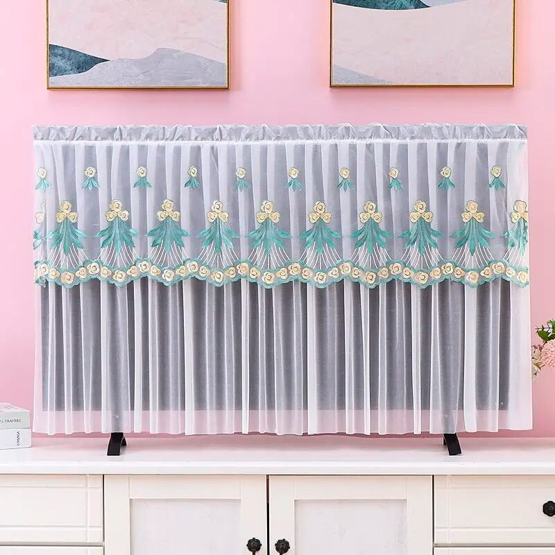 Najprodavaniji TV poklopac za prašinu Ultra tanki TV poklopac za prašinu Čipkasti stolni TV poklopac jednostavan za korištenje