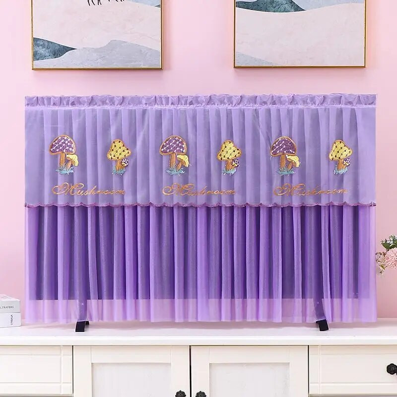 Najprodavaniji TV poklopac za prašinu Ultra tanki TV poklopac za prašinu Čipkasti stolni TV poklopac jednostavan za korištenje