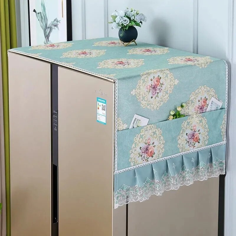 Šaldytuvo dulkių dangtelis Dulkių audinys Vienduris Dviduris Šaldytuvo Rankšluosčių dangtelis Mikrobangų krosnelės apsauginis dangtelis