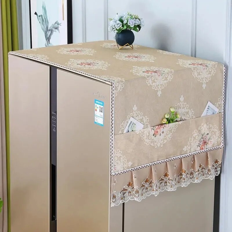 Šaldytuvo dulkių dangtelis Dulkių audinys Vienduris Dviduris Šaldytuvo Rankšluosčių dangtelis Mikrobangų krosnelės apsauginis dangtelis