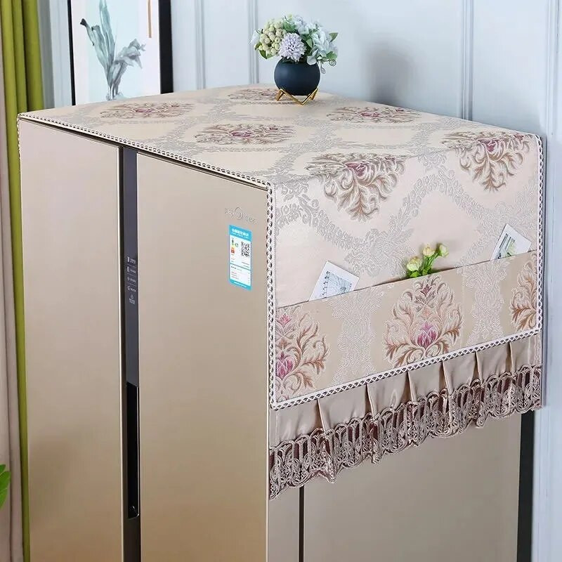 Šaldytuvo dulkių dangtelis Dulkių audinys Vienduris Dviduris Šaldytuvo Rankšluosčių dangtelis Mikrobangų krosnelės apsauginis dangtelis