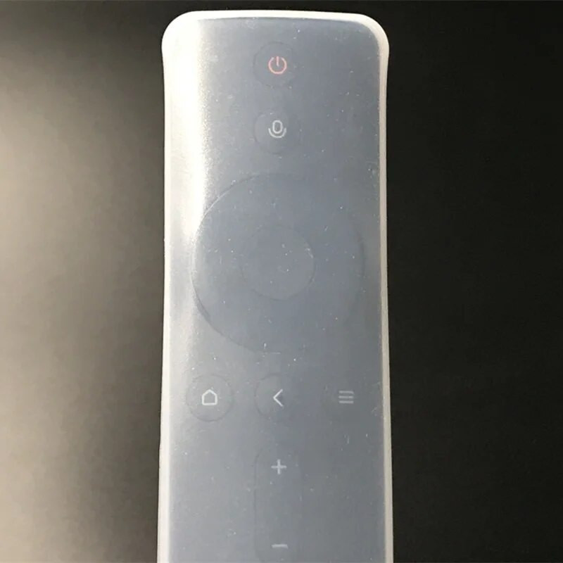 Husă universală din silicon pentru telecomandă pentru decodificatorul TV Xiaomi 4A 4C, antipraf, cu buton vocal, husă de protecție pentru telecomandă