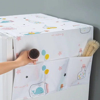 Αδιάβροχο κάλυμμα ψυγείου Αντισκόνη Πλυντήριο ρούχων Ψυγείο Κάλυμμα πετσέτας Κρεμαστή τσάντα αποθήκευσης Ατζέντα Ψυγείο