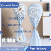 Madingas dulkėms atsparus elektrinis ventiliatoriaus dangtis Daugkartinio naudojimo stovo ventiliatoriaus apsauginis dangtelis Patvarus viskas įskaičiuota vandeniui atsparus grindų ventiliatoriaus dangtis