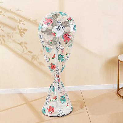 Madingas dulkėms atsparus elektrinis ventiliatoriaus dangtis Daugkartinio naudojimo stovo ventiliatoriaus apsauginis dangtelis Patvarus viskas įskaičiuota vandeniui atsparus grindų ventiliatoriaus dangtis