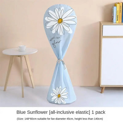 Madingas dulkėms atsparus elektrinis ventiliatoriaus dangtis Daugkartinio naudojimo stovo ventiliatoriaus apsauginis dangtelis Patvarus viskas įskaičiuota vandeniui atsparus grindų ventiliatoriaus dangtis