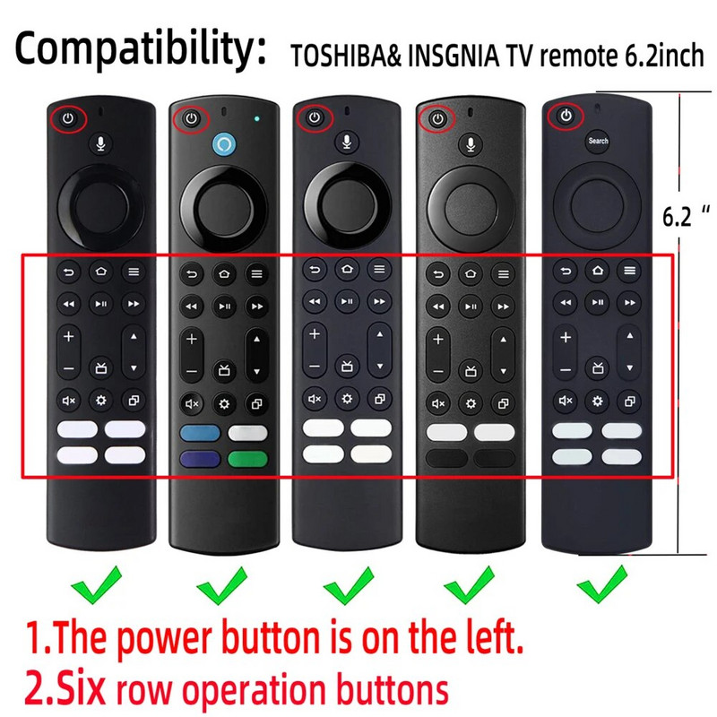 Kaugjuhtimispuldiga kaitseümbris, silikoonist kaitseümbris, nahk helendab pimedas, ühildub uue Amazon Fire TV Stick 4K Max 2023 RC jaoks