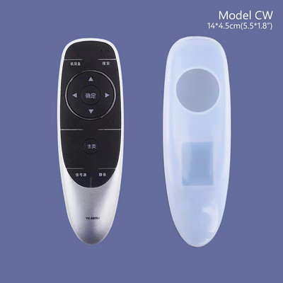 Pārnēsājams silikona vāciņš priekš Hisense Konka Haier kondicionēšanas vadības kastes televizora gaisa kondicionētāja tālvadības pults sadzīves priekšmeti