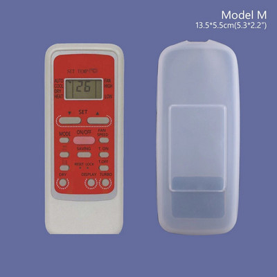 Pārnēsājams silikona vāciņš priekš Hisense Konka Haier kondicionēšanas vadības kastes televizora gaisa kondicionētāja tālvadības pults sadzīves priekšmeti