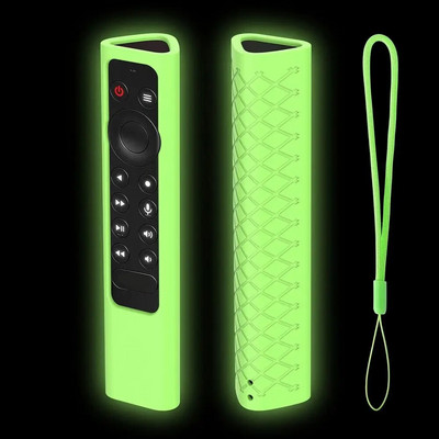 Szilikon távirányító tok Sima színes védőtok TV Stick Cover Ütésálló az NVIDIA Shield TVPro/4K HDR számára