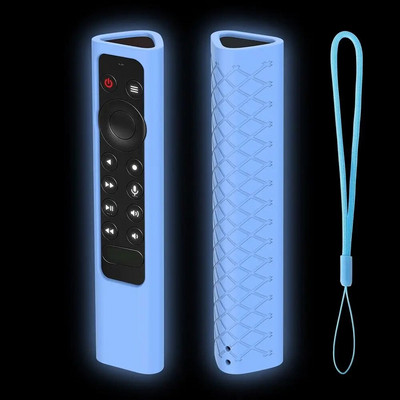 Szilikon távirányító tok Sima színes védőtok TV Stick Cover Ütésálló az NVIDIA Shield TVPro/4K HDR számára