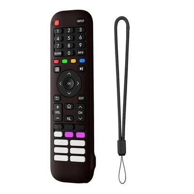 Silikonska futrola za daljinski upravljač za TV, zaštitne navlake za kožu, otporne na udarce, za Hisense EN2A30 EN2P30H EN2J30H TV pribor