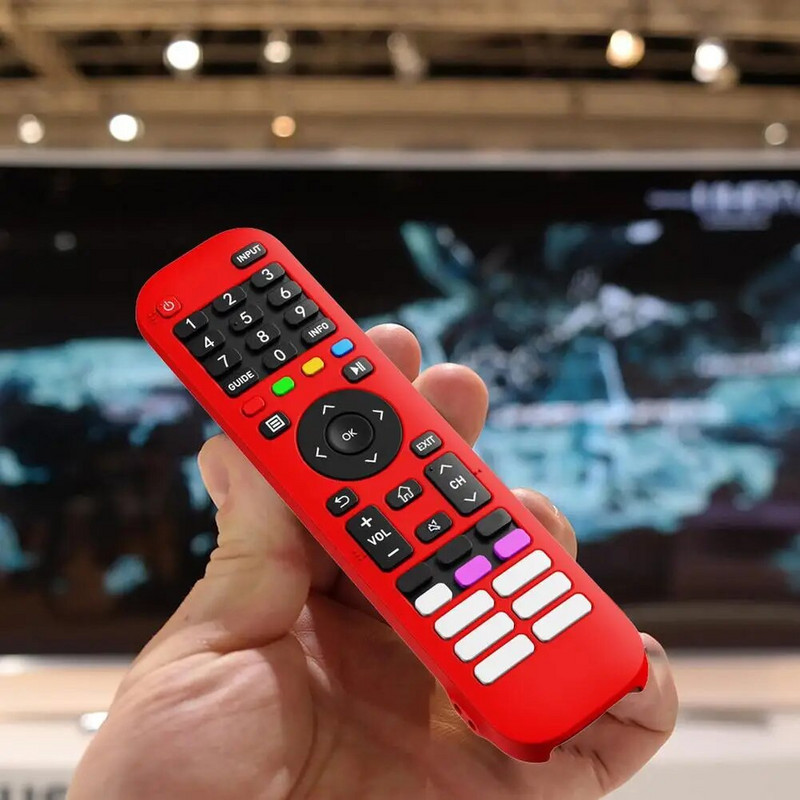 Silikonska futrola za daljinski upravljač za TV, zaštitne navlake za kožu, otporne na udarce, za Hisense EN2A30 EN2P30H EN2J30H TV pribor