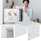 Creative PEVA šaldytuvas pakabinamas maišelis Virtuvė vandeniui atsparus dulkėms dangtelis Kabantis mikrobangų krosnelė Namų apyvokos daiktų laikymo krepšiai