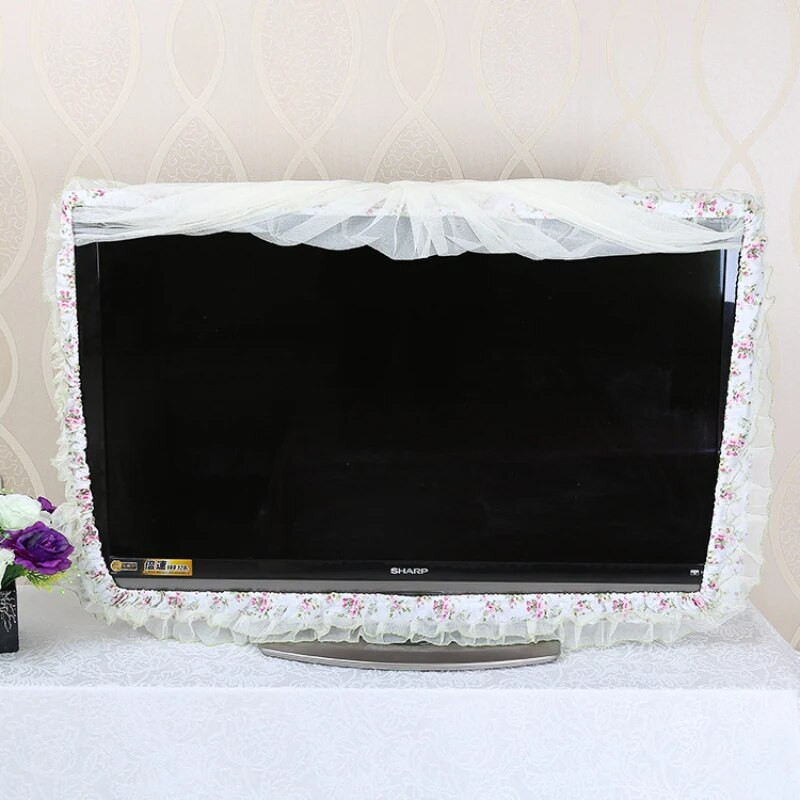 Tv Apsauginis dangtelis nuo dulkių Kompiuterio monitoriaus apsaugos lazdelė Prie sienos montuojamas stalinis lenktas ekranas Minkštas audinys