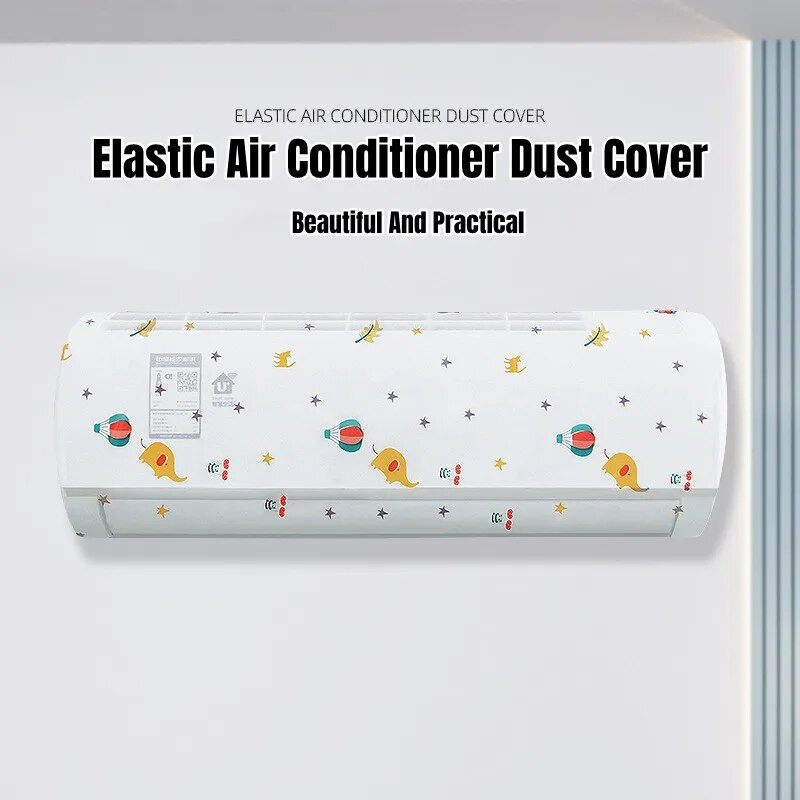 Oro kondicionieriaus apsauginis dangtelis nuo dulkių Sieninis apsauginis dangtelis Didelis elastingumas, atsparus vandeniui ir dulkėms, plaunamas oro kondicionieriaus dangtelis