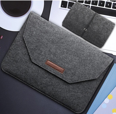 Nešiojamojo kompiuterio rankovės krepšys 12 13,3 14 15 16 colių vilnos veltinio nešiojamojo kompiuterio planšetinio kompiuterio dėklas, skirtas HuaWei Honor Magicbook Matebook Macbook air 13