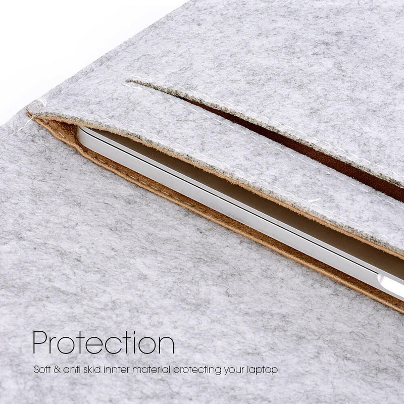 Nešiojamojo kompiuterio rankovės krepšys 12 13,3 14 15 16 colių vilnos veltinio nešiojamojo kompiuterio planšetinio kompiuterio dėklas, skirtas HuaWei Honor Magicbook Matebook Macbook air 13