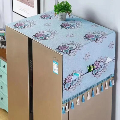 Frigider Pânză rezistentă la praf Husă rezistentă la praf Husă de protecție Cuptor cu microunde Mașină de spălat Husă frigider Mobilă Praf