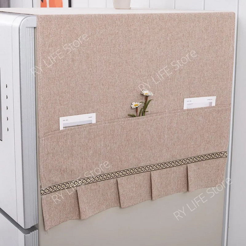 53x140cm Dulkėms atsparus šaldytuvo audinys Vienduris Šaldytuvas Apsauginis nuo dulkių Skalbimo mašinos Dangtis