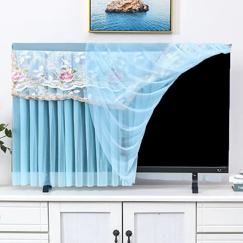 Televizoriaus gaubtas Dulkių nepraleidžiantis dangtelis Rankšluostis Buitinis pakabinamas LCD televizorius Universalus dangtelis Apsauga nuo dulkių, skirta nuimamam televizoriaus dangčiui