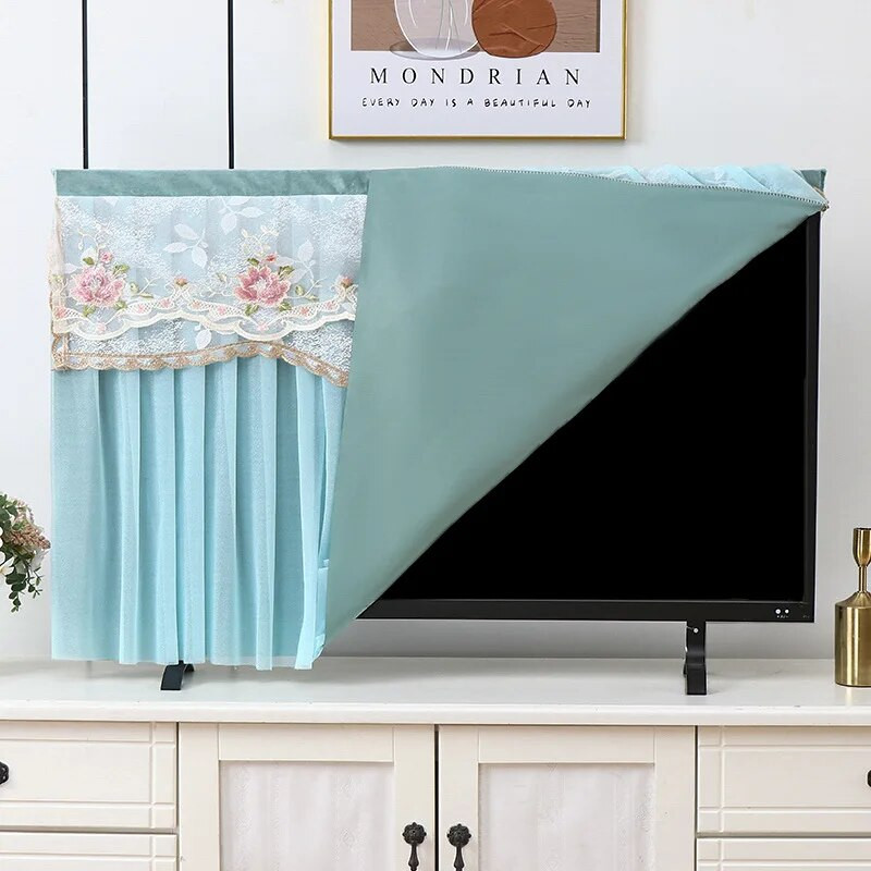 Televizoriaus gaubtas Dulkių nepraleidžiantis dangtelis Rankšluostis Buitinis pakabinamas LCD televizorius Universalus dangtelis Apsauga nuo dulkių, skirta nuimamam televizoriaus dangčiui